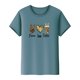 thumbnail image 5 of Mujeres Manga Corta de Verano Tops Pascua Impresa Cuello Redondo, Blusa de Moda Casual para la Primavera, 5 of 5