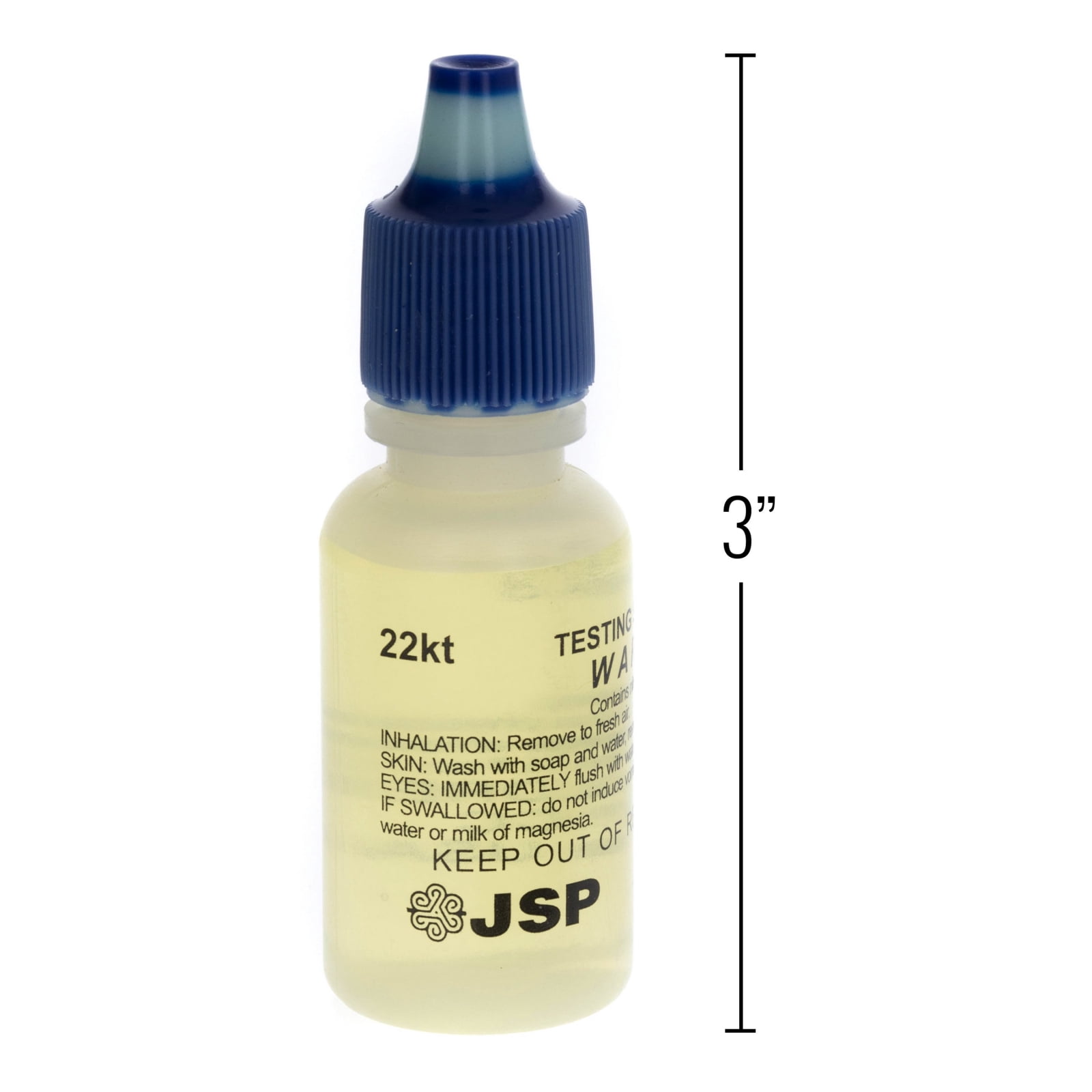 3pc ToolTreaux 22k Gold Acid Testing Kit with Gold Testing Stone