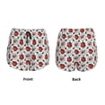 thumbnail image 5 of Lsque Insects Printed Women's Running Shorts with Liner Pockets,Elastic Quick Dry Workout Athletic Gym Yoga Shorts,Womens High Waist Shorts-Small, 5 of 9