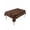 Brown, variant on Brown Horseshoe Rectangle Tablecloth, Western Country Star Vintage Waterproof & StainResistant Tablecloth, Washable Oil-proof Table Cover for Dining/Party/Wedding/Camping/Buffet 54x108 In
