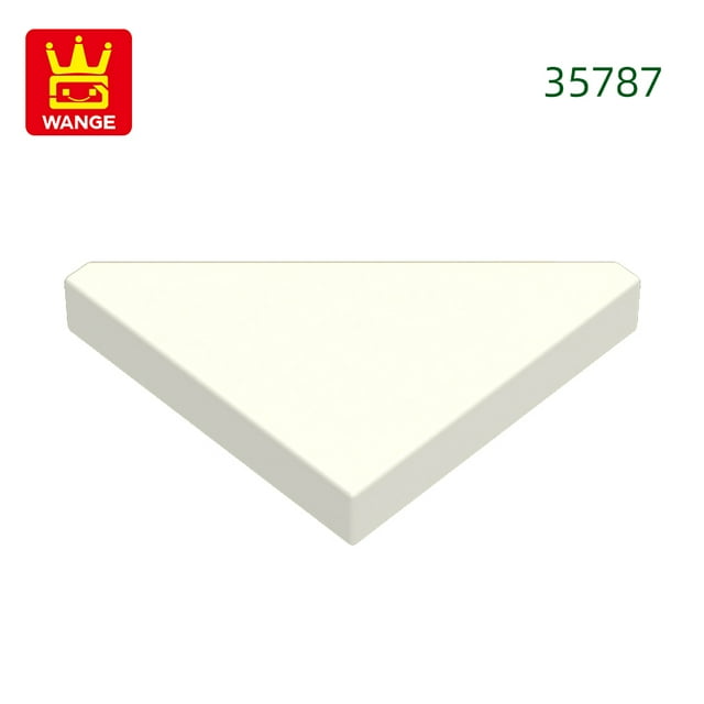 400Pcs/lot Special Tile Modified 2x2 Aperture Free Triangular Block Moc Accessories Compatible with 35787 Brick DIY Toy 68.White about400pcs