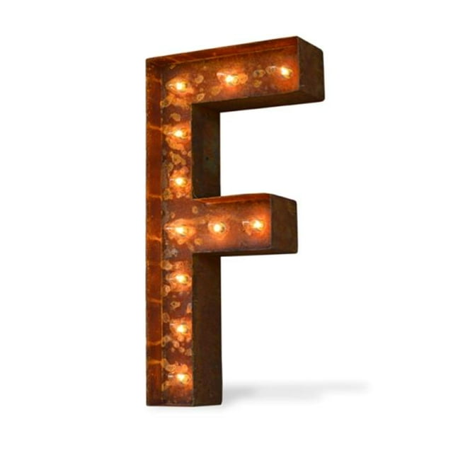 Iconics Lettre Intérieure et Extérieure F Icône Signe Lumineux