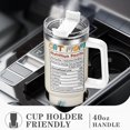 thumbnail image 2 of Cat Lover''s 40 oz Tumbler - Handle & Straw, Gifts for Cat Moms and Owners, 2 of 6