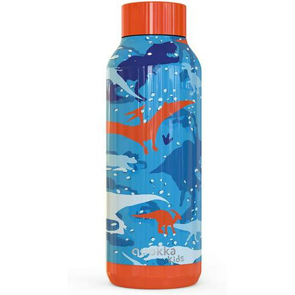 Quokka Stainless Steel Wide Mouth Water Bottle Solid Dinosaur 17oz (510
