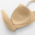 thumbnail image 4 of Yyeselk Push Up Bras for Women Plus Size No Underwire Comfort Bra Wirefree Support Lift Breathable Bra Full Coverage Everyday Bras Beige XXXXL, 4 of 9