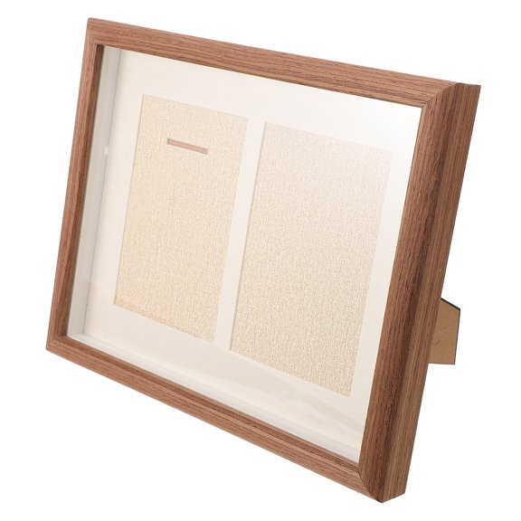 GETAJGHSD Medal Shadow Box Wooden Display Case for Collectors 1Pcs