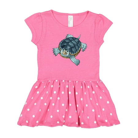 

Inktastic Cute Diamondback Terrapin Turtle Gift Toddler Girl Dress