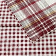 thumbnail image 5 of Laurel & Mayfair Camden Plaid Red 3-Piece Quilt Set, King, 5 of 12