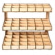 thumbnail image 5 of Organizador Del Soporte Del Modelo Del Estante De Almacenamiento Del Estante De De De dibujar Del De Bricolaje - 3 capas de 54 rejillas Yotijar Estante de pintura de madera, 5 of 8