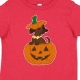 thumbnail image 4 of Inktastic Halloween Dachshund in Pumpkin Boys or Girls Toddler T-Shirt, 4 of 5
