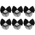 thumbnail image 1 of SHISUYAN 6 Pcs Filet pour Chignon Nœud Couvre-Chignon Filet de Ballet Professionnel pour Femmes Filets pour Cheveux, 1 of 8