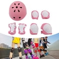 thumbnail image 1 of Guard 7pcs/set Children  Helmet Knee Elbow Pad Sets Breathable Riding Skating Protective Gear Set, 1 of 8