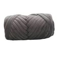 thumbnail image 2 of 1kg Velvet Chunky Yarn Arm Knitting Tubular Crocheting Weaving Cushion Pet Crocheting Weaving Cushion Rug Making Hand Knit Pet Bed Crocheting Deep Gray, 2 of 9