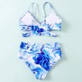 thumbnail image 3 of Junlike Girls Bathing Suit Teen Girls 2 Pieces Bikini with Chest Pad Swimwear Girls Sport Swimming Suit for 7-14 Years, 3 of 7
