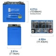 thumbnail image 4 of YTZ7S GEL Replacement Battery for Yamaha YZF-R1 2015 + 12V 1Amp Charger, 4 of 6