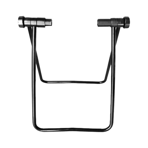 RENACLIPY Bike Repair Stand Foldable with 2 Holding Rings for Easy Storage Black 1Pc