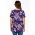 thumbnail image 2 of Roaman's Women's Plus Size Cotton Ultimate V-Neck Tee, 2 of 6