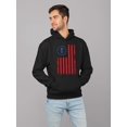 thumbnail image 2 of Vintage 1776 Patriotic Flag Hoodie Men's, 2 of 4