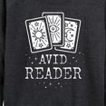 thumbnail image 3 of Instant Message - Tarot Avid Reader - Women's Lightweight French Terry Long Sleeve Shirt, 3 of 6