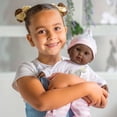 thumbnail image 5 of JC Toys 15 Realistic Soft Body African American Baby Doll with Open/Close Eyes Berenguer Boutique | 10 Piece Gift Set with Bottle, Rattle, Pacifier & Accessories | Pink | Ages 2+, 5 of 5