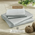 thumbnail image 6 of TOSMO Luxury Sheet Set 3 Piece Twin Size - 100% Viscose Derived from Bamboo - 18” Extra Deep Pockets, Oeko-Tex Certified, Silky Soft, Cooling and Breathable, 6 of 7