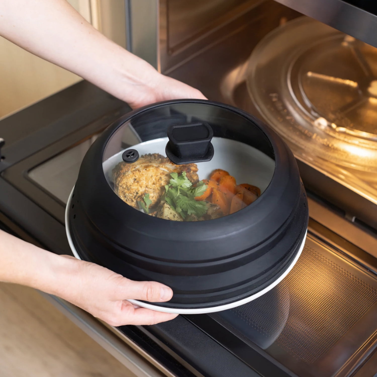 Better Houseware Collapsible Microwave Food Cover