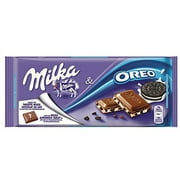 Milka Oreo Alpine Milk Chocolate, 3.5 oz Bar-Pack of 3