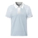 thumbnail image 2 of Camisa Hombre Camiseta de manga corta con estampado Digital 3D de solapa suelta con cremallera y solapa suelta a la de primavera y verano para hombre (White, M), 2 of 4