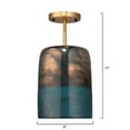 thumbnail image 3 of Jamie Young Co Vapor Glass Semi-Flush Mount in Aqua, 3 of 5