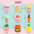 thumbnail image 3 of Juego de juguetes Squishies Jumbo de crecimiento lento - Paquete de 9 suaves Kawaii Squishy Hamburguesa Palomitas de maíz Pastel Helado Donut Alivio del estrés Juguete para apretar para niños y niñas, 3 of 5