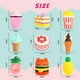 thumbnail image 3 of Juego de juguetes Squishies Jumbo de crecimiento lento - Paquete de 9 suaves Kawaii Squishy Hamburguesa Palomitas de maíz Pastel Helado Donut Alivio del estrés Juguete para apretar para niños y niñas, 3 of 5