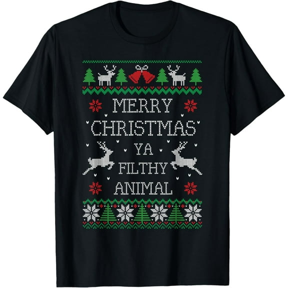 Merry Christmas Animal Filthy Ya T-Shirt