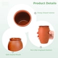 thumbnail image 4 of 6 piezas Cantaritos de Barro Mexicanos, vasos de arcilla roja de 12 oz, tiradores de Cantaritos, Jarritos de Barro Mexicanos, tazas de cócteles, tazas de arcilla para tequila, margaritas, mojitos, fie, 4 of 6
