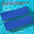 thumbnail image 6 of MADOG Water Floating Mat Foam Pad, 18x6FT Bouncy Tear-Resistant XPE Foam, Giant Lake Mat Lily Pad for Recreation Pool River Ocean Outdoor Water Activities, Blue, 6 of 11