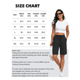 thumbnail image 5 of NELEUS Womens Plus Size 9" Bermuda Shorts Waffle Knit High Waisted Breathable Lounge Casual Shorts with Pockets,Navy Blue,US Size 2XL, 5 of 11