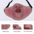 thumbnail image 2 of Minkissy 1Set Funny Half Face Mask Durable Cosplay Face Cover, 2 of 6