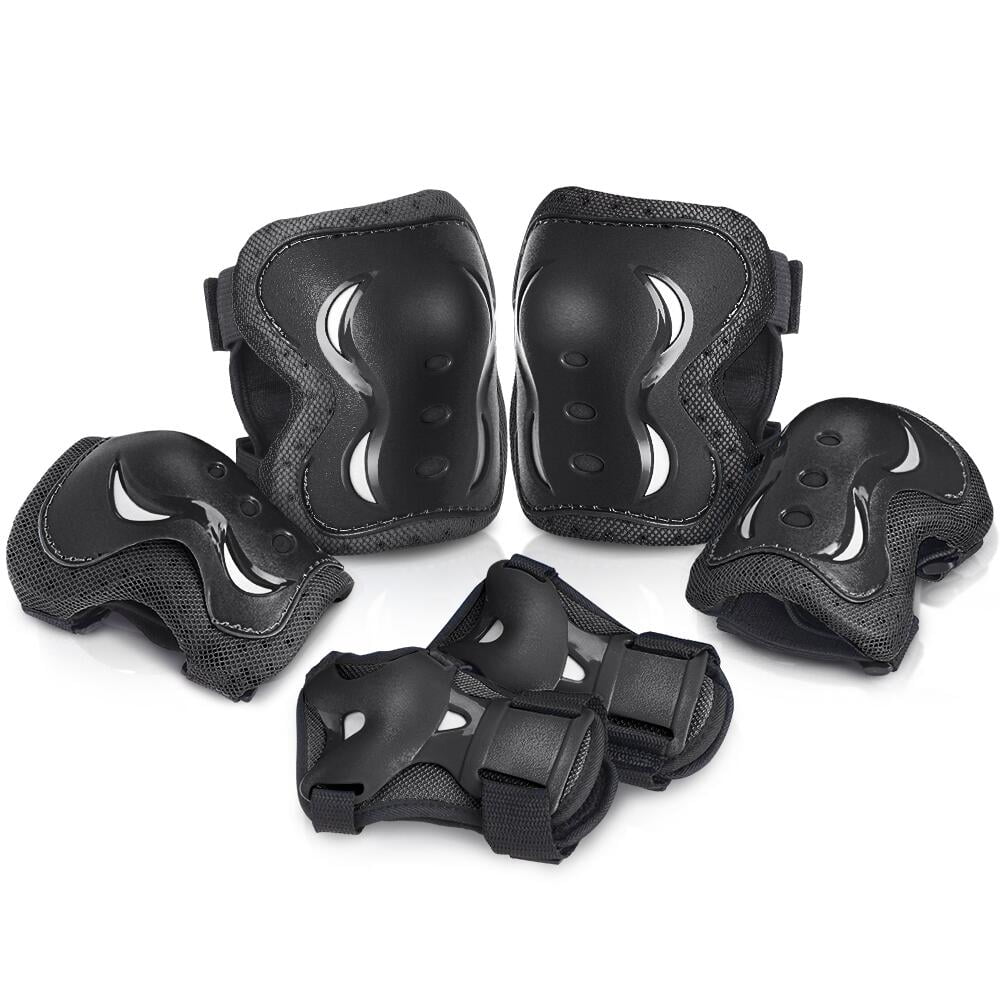 6PCS Kids Knee Elbow Pads Wrist Protective Gear Guards for Roller Skates Cycling 6PCS Kids Knee Elbow Pads Wrist Protective Gear Guards for Roller Skates Cycling
