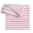 thumbnail image 1 of Knees N Toes CNG-pink-12 Clips N Grips Birdseye Flatfold Cloth Diapers, Pink - 12 Count, 1 of 1