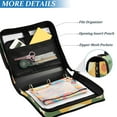 thumbnail image 6 of 3 Ring Zipper Binder with Shoulder Strap Waterproof Trapper Keeper 2 Inch D-Ring 500 Sheets Capacity Cute Ducks and Flower, 6 of 7