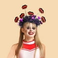 thumbnail image 1 of Xihbxyly Diadema para Fiesta de Halloween, Accesorio para Disfraz Festivo, Diseño Multicolor, Material Abs Cómodo, Ajuste Ajustable, Ideal para Eventos de Terror, Fiestas de Cosplay, Tamaño 28 X 27 C, 1 of 6