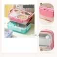 thumbnail image 4 of Stainless Steel Lunch 4 Compartment Stainless Steel Lunch Container Leak Proof Food Containers With Soup Bowl & Metal Container, 4 of 8