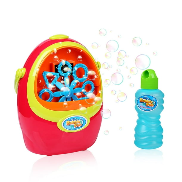 Bubble Machine Shinehalo Automatic Bubble Blower Durable Bubble Maker With 1 Bottles Of Bubbles Solution Refill Over 500 Colorful Bubbles Per Minute Use Walmart Com Walmart Com