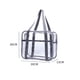 thumbnail image 5 of Bolsa de maquillaje, bolsa de aseo transparente, bolsa de cosméticos transparente gruesa de alta calidad, bolsa organizadora de almacenamiento grande para maquillador impermeable fácil de limpiar (neg, 5 of 5