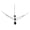 A, variant on Elegant Multi-Layered Rhinestone Black Water Drop Pendant Head Chain for Women - Stylish Crystal Hair Accessory