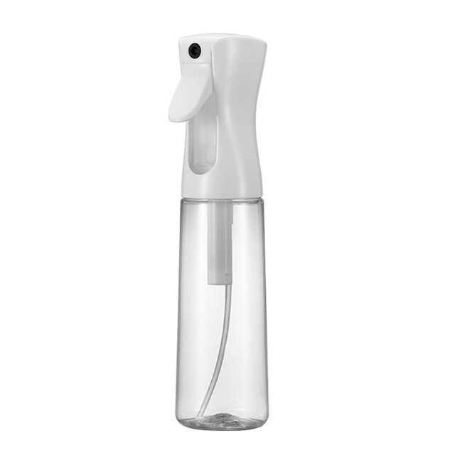 Spray Bottle 300ml High Pressure Fine Water Mist Sprayer Continuous Hair Spray Bottle for Hairstyling Cleaning Skin Care Transparent