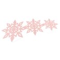 thumbnail image 3 of 6 piezas de papel de Navidad copo de nieve árbol de Navidad decoraciones de Rosado Sunnimix copos de nieve de papel, 3 of 7