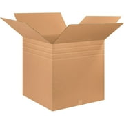 PARTNERS BRAND MD262626 Multi-Depth Corr Boxes,26"x26"x26",Kraft,PK10