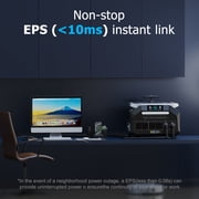 IEE P3200 Solar Generator with 200W Panel, 2048Wh LiFePO₄ Power Station 3200W (6400W Peak), 16 Ports, 1800W Fast AC/Solar Charging, APP Control, EPS Backup for Home, Camping & RV