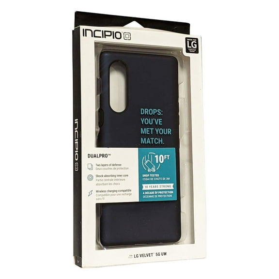Incipio DualPro Case for LG Velvet 5G UW - Midnight Blue