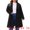 Black, variant on DARING DIVA Women's Plus Size Winter Outerwear Coat with Shawl Collar 1X Burgundy